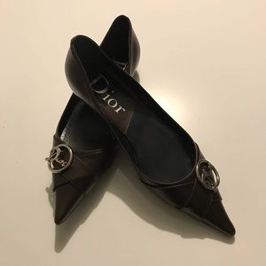 Dior flats - chocolate